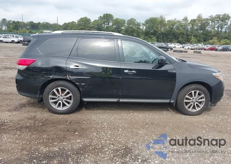 2015 Nissan Pathfinder Sv z USA, uszkodzony, nr VIN 5N1AR2MM6FC708386